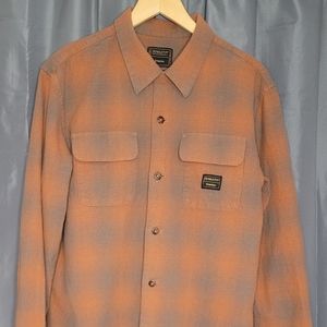 R1714 VTG Men's Pendleton Emerica Plaid Board Button Up Shirt Size M